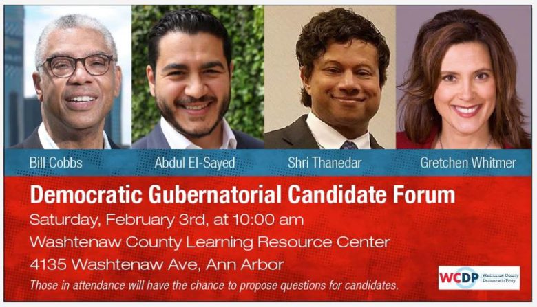 Democratic Gubernatorial Candidate Forum