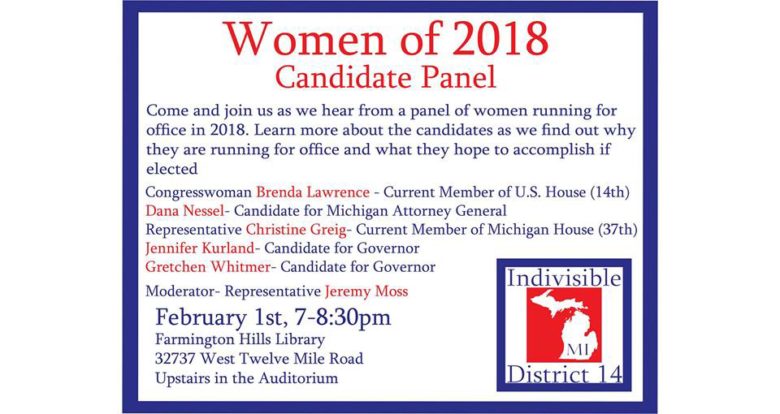 Women of 2018 Candidate Panel